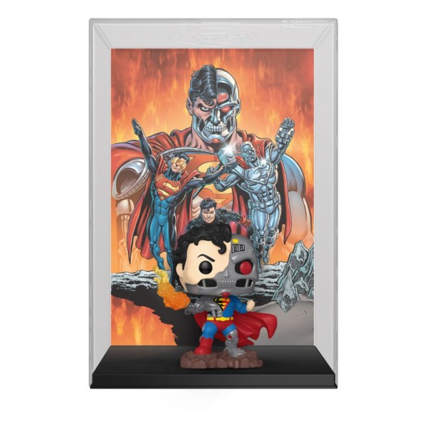 DC Comics POP! 21 Comic Cover Vinyl Figuur Cyborg Superman 9 cm