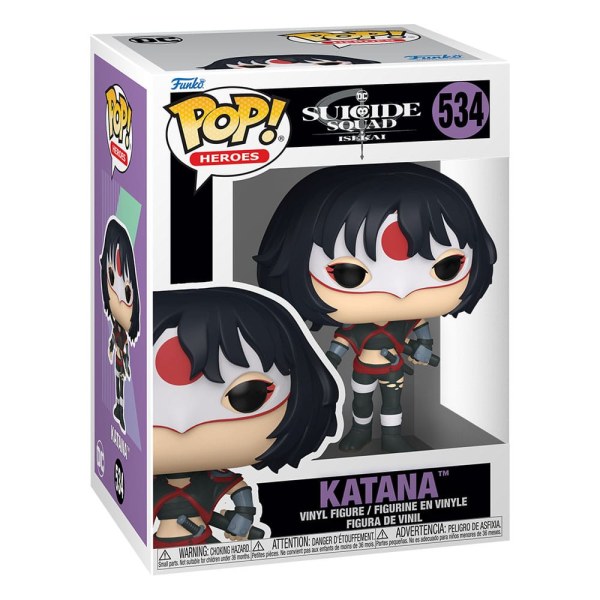 Suicide Squad Isekai POP! 534 Animatie Vinyl beeldje Katana 9 cm