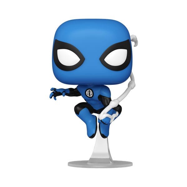 Marvel Pop! 1451 Fantastic Four Vinyl figuur Spider-Man Blauw Pak Speciale Editie 10 cm