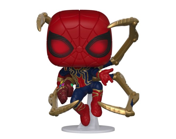 Avengers: Endgame POP! 574 Movies Vinyl Figuur Iron Spider met Nano Gauntlet 9 cm
