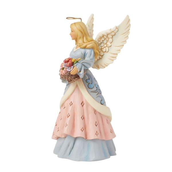 ANGEL MET BLOEMENMAND - JIM SHORE HEARTWOOD CREEK