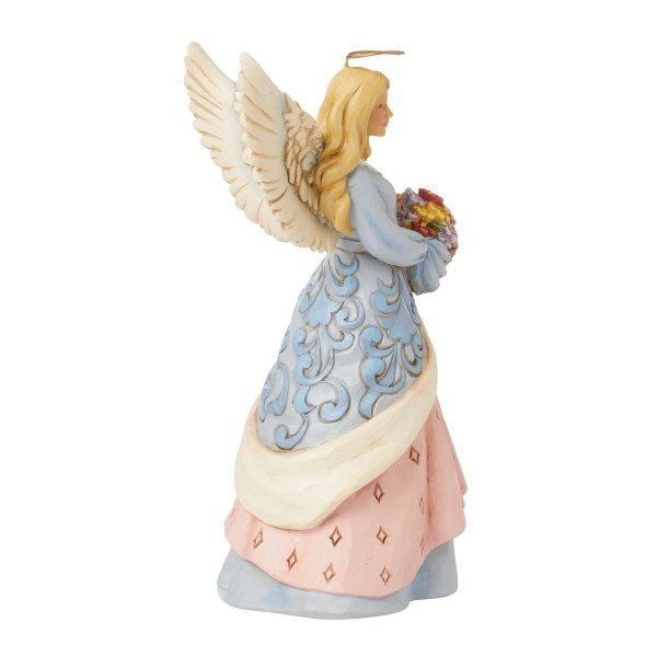 ANGEL MET BLOEMENMAND - JIM SHORE HEARTWOOD CREEK