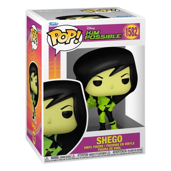 Kim Possible POP! 1582 Vinyl beeldje Shego 9 cm