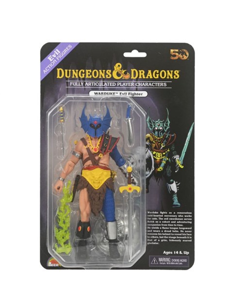 Dungeons & Dragons beeldje 50th Anniversary Warduke op Blister Card 18 cm