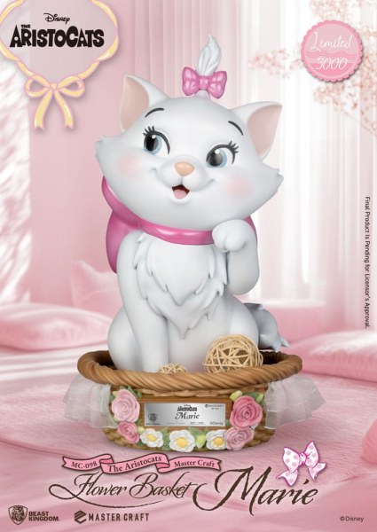 De Aristokatten MasterCraft Bloemenmand Marie Beeldje 32 cm - Disney Aristocats
