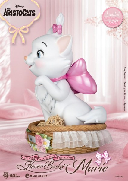 De Aristokatten MasterCraft Bloemenmand Marie Beeldje 32 cm - Disney Aristocats
