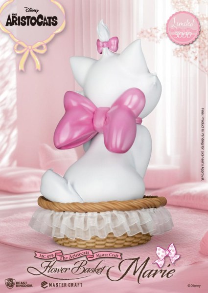 De Aristokatten MasterCraft Bloemenmand Marie Beeldje 32 cm - Disney Aristocats