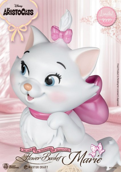 De Aristokatten MasterCraft Bloemenmand Marie Beeldje 32 cm - Disney Aristocats