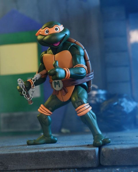Ninja Turtles (Cartoon) Ultimate Michelangelo VHS-beeldje 18 cm