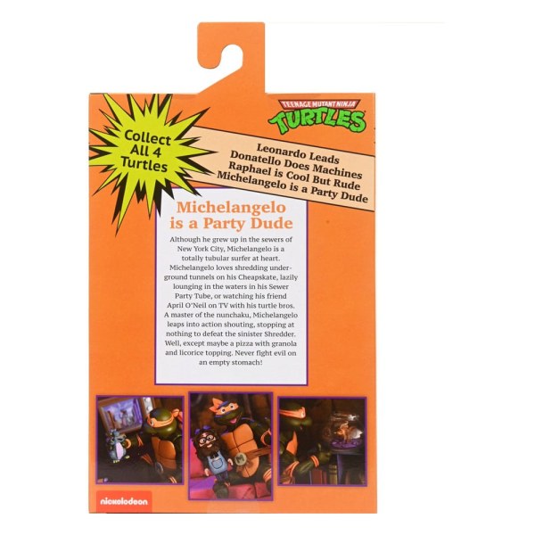 Ninja Turtles (Cartoon) Ultimate Michelangelo VHS-beeldje 18 cm