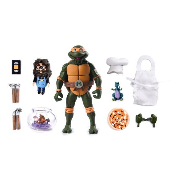 Ninja Turtles (Cartoon) Ultimate Michelangelo VHS-beeldje 18 cm