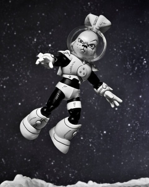 Usagi Yojimbo beeldje Space Usagi Yojimbo Zwart & Wit Figuur 18 cm