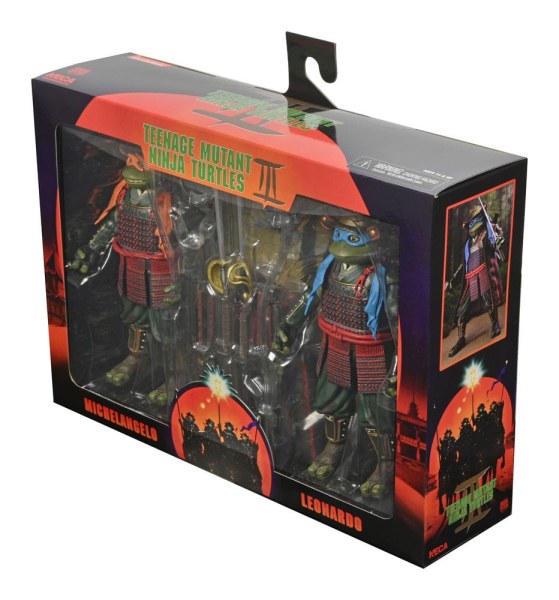 Teenage Mutant Ninja Turtles 3 2-Pack Leonardo & Michelangelo 7-inch Figuren