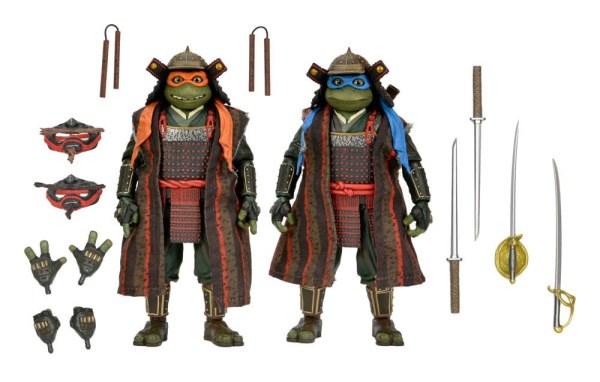 Teenage Mutant Ninja Turtles 3 2-Pack Leonardo & Michelangelo 7-inch Figuren