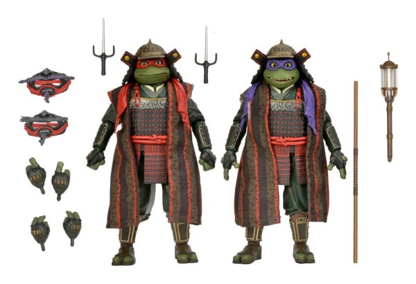 Teenage Mutant Ninja Turtles 3 2-Pack Figuren Donatello & Raphael 18 cm