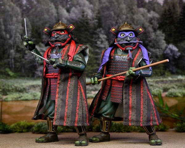 Teenage Mutant Ninja Turtles 3 2-Pack Figuren Donatello & Raphael 18 cm