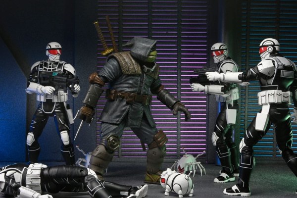 Ninja Turtles (The Last Ronin) Synja Commando met Mousers beeldje 18 cm