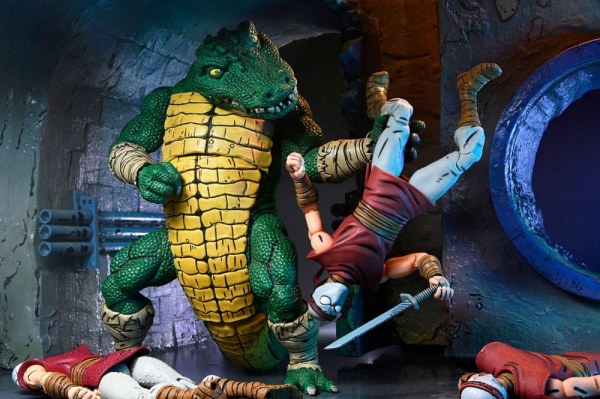 Ninja Turtles (Mirage Comics) Leatherhead beeldje 21 cm