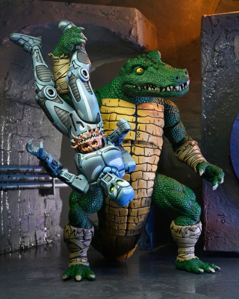 Ninja Turtles (Mirage Comics) Leatherhead beeldje 21 cm