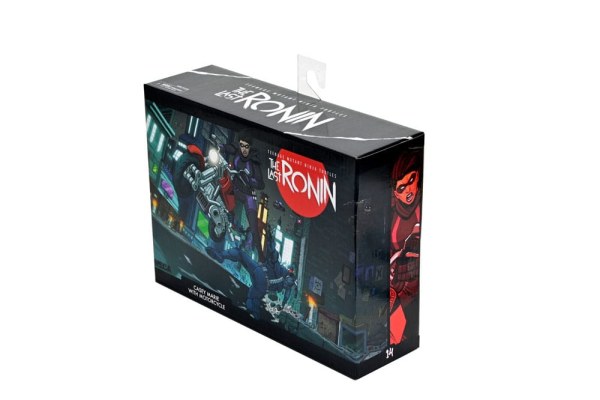 Ninja Turtles (The Last Ronin The Lost Years) beeldje Casey Marie met Last Ronin Motorfiets 18 cm