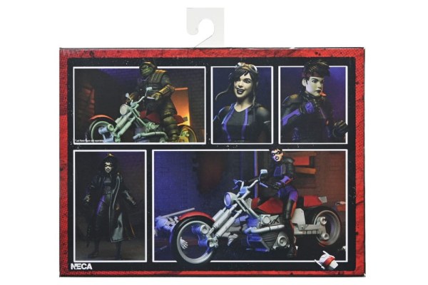 Ninja Turtles (The Last Ronin The Lost Years) beeldje Casey Marie met Last Ronin Motorfiets 18 cm