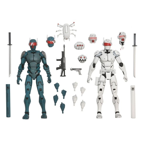 Ninja Turtles (The Last Ronin) pakket van 2 Synja Robots-beeldjes 18 cm