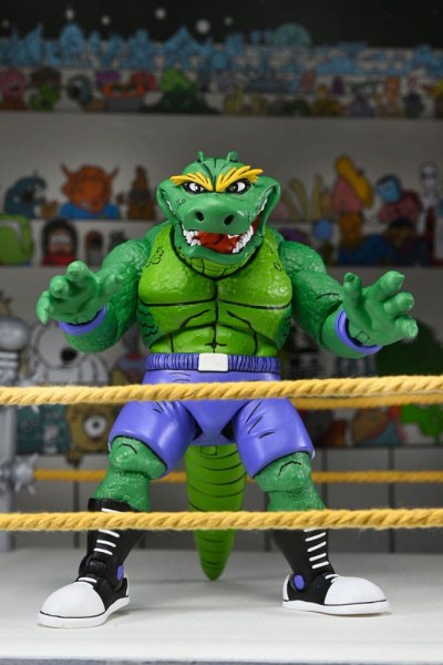 Ninja Turtles (Archie Comics) Stump Wrestling Leatherhead beeldje 18 cm