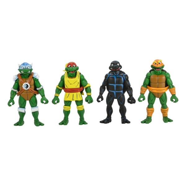 Ninja Turtles (Archie Comics) beeldjes Pakket van 4 Stump Wrestling Turtles 18 cm