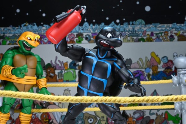 Ninja Turtles (Archie Comics) beeldjes Pakket van 4 Stump Wrestling Turtles 18 cm