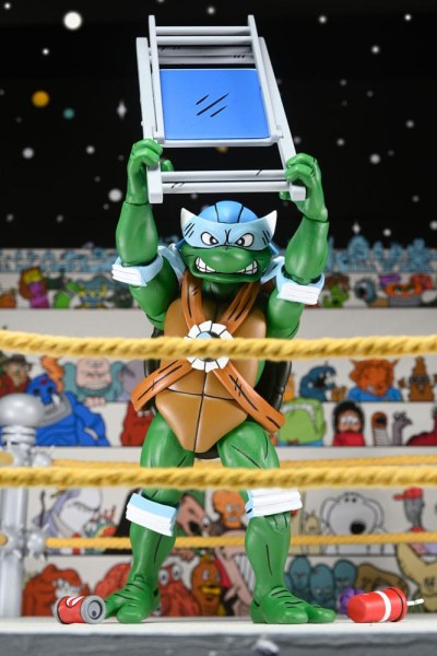 Ninja Turtles (Archie Comics) beeldjes Pakket van 4 Stump Wrestling Turtles 18 cm