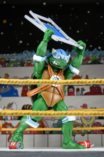 Ninja Turtles (Archie Comics) beeldjes Pakket van 4 Stump Wrestling Turtles 18 cm