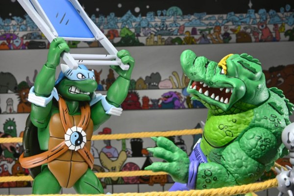 Ninja Turtles (Archie Comics) beeldjes Pakket van 4 Stump Wrestling Turtles 18 cm