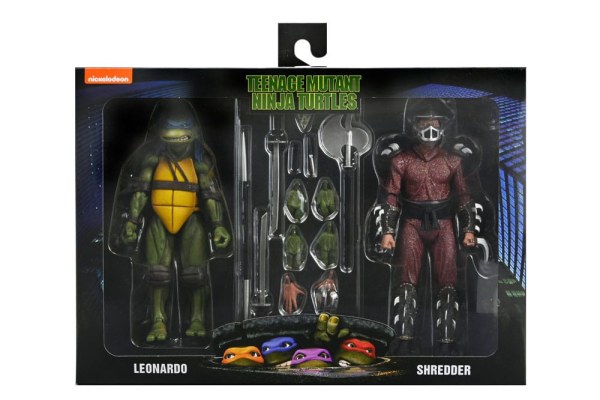 Ninja Turtles (1990 Film) Roof Top Battle Shredder vs Leo beeldje 18 cm