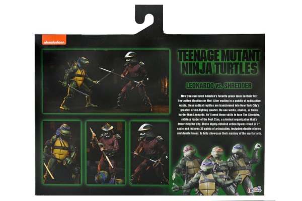 Ninja Turtles (1990 Film) Roof Top Battle Shredder vs Leo beeldje 18 cm
