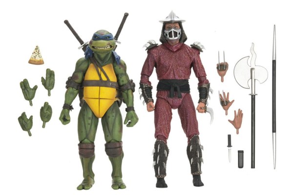 Ninja Turtles (1990 Film) Roof Top Battle Shredder vs Leo beeldje 18 cm