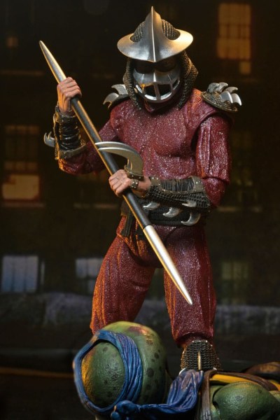 Ninja Turtles (1990 Film) Roof Top Battle Shredder vs Leo beeldje 18 cm