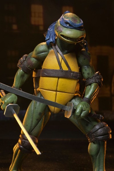 Ninja Turtles (1990 Film) Roof Top Battle Shredder vs Leo beeldje 18 cm