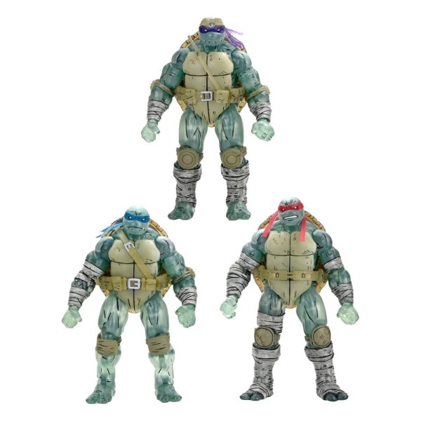 Ninja Turtles (The Last Ronin) pakket van 3 Ghost Brothers-beeldjes 18 cm