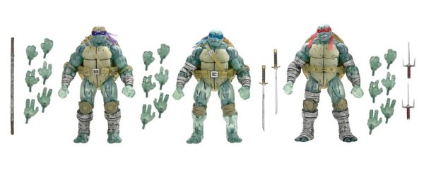 Ninja Turtles (The Last Ronin) pakket van 3 Ghost Brothers-beeldjes 18 cm