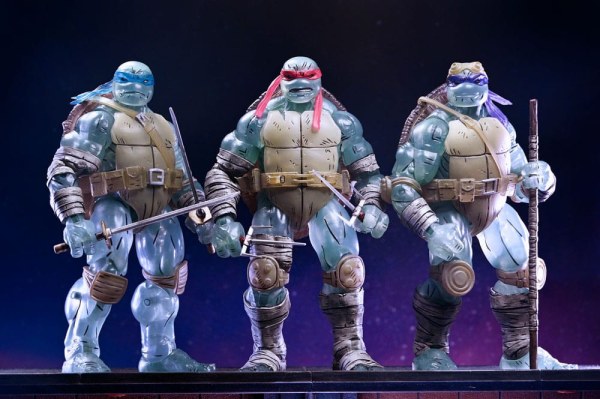Ninja Turtles (The Last Ronin) pakket van 3 Ghost Brothers-beeldjes 18 cm