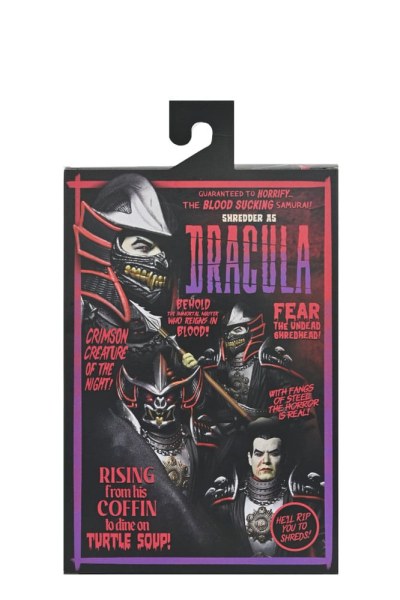 Ninja Turtles x Universal Monsters Shredder als Dracula Classic Colors beeldjes 18 cm