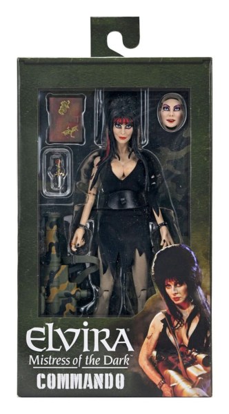 Elvira, Meesteres van het Donkergeklede Commando Elvira 20 cm beeldje