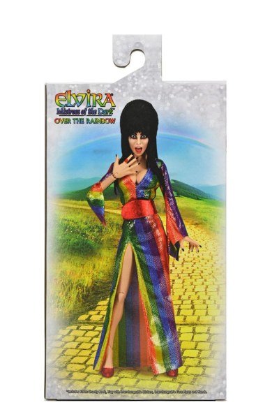 Elvira, Meesteres van de Duisternis beeldje Gekleed Over de Regenboog Elvira 20 cm