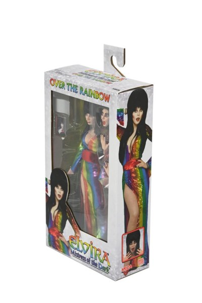 Elvira, Meesteres van de Duisternis beeldje Gekleed Over de Regenboog Elvira 20 cm