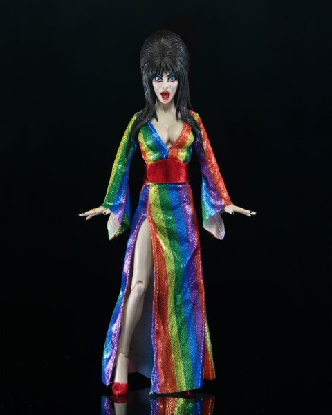 Elvira, Meesteres van de Duisternis beeldje Gekleed Over de Regenboog Elvira 20 cm