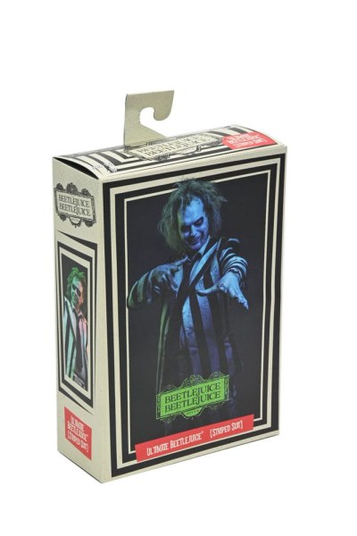 Beetlejuice Beetlejuice beeldje 7 Schaal Ultimate Striped Suit Beetlejuice 18 cm