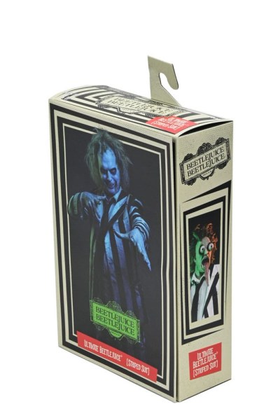 Beetlejuice Beetlejuice beeldje 7 Schaal Ultimate Striped Suit Beetlejuice 18 cm