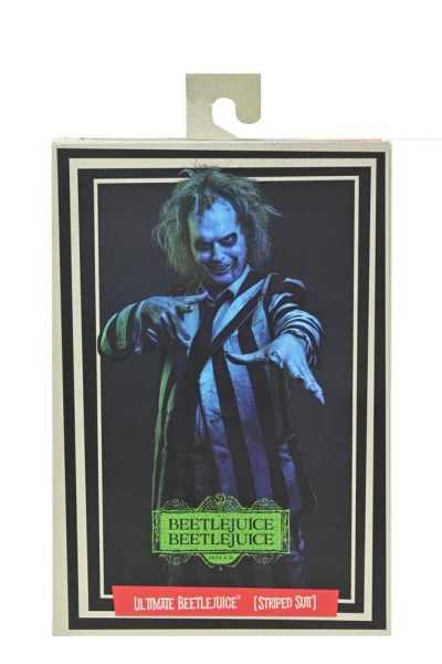Beetlejuice Beetlejuice beeldje 7 Schaal Ultimate Striped Suit Beetlejuice 18 cm