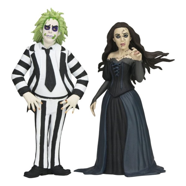 Beetlejuice Beetlejuice-pakket 2 Toony Terrors Beetlejuice & Delores-beeldjes 15 cm
