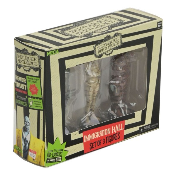 Beetlejuice Beetlejuice pakket 3 beeldjes Immigratiehal 1 10 cm